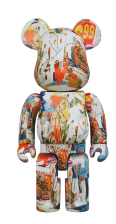 Bearbrick Andy Warhol x JEAN-MICHEL BASQUIAT #4 1000%