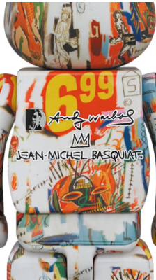 Bearbrick Andy Warhol x JEAN-MICHEL BASQUIAT #4 1000%