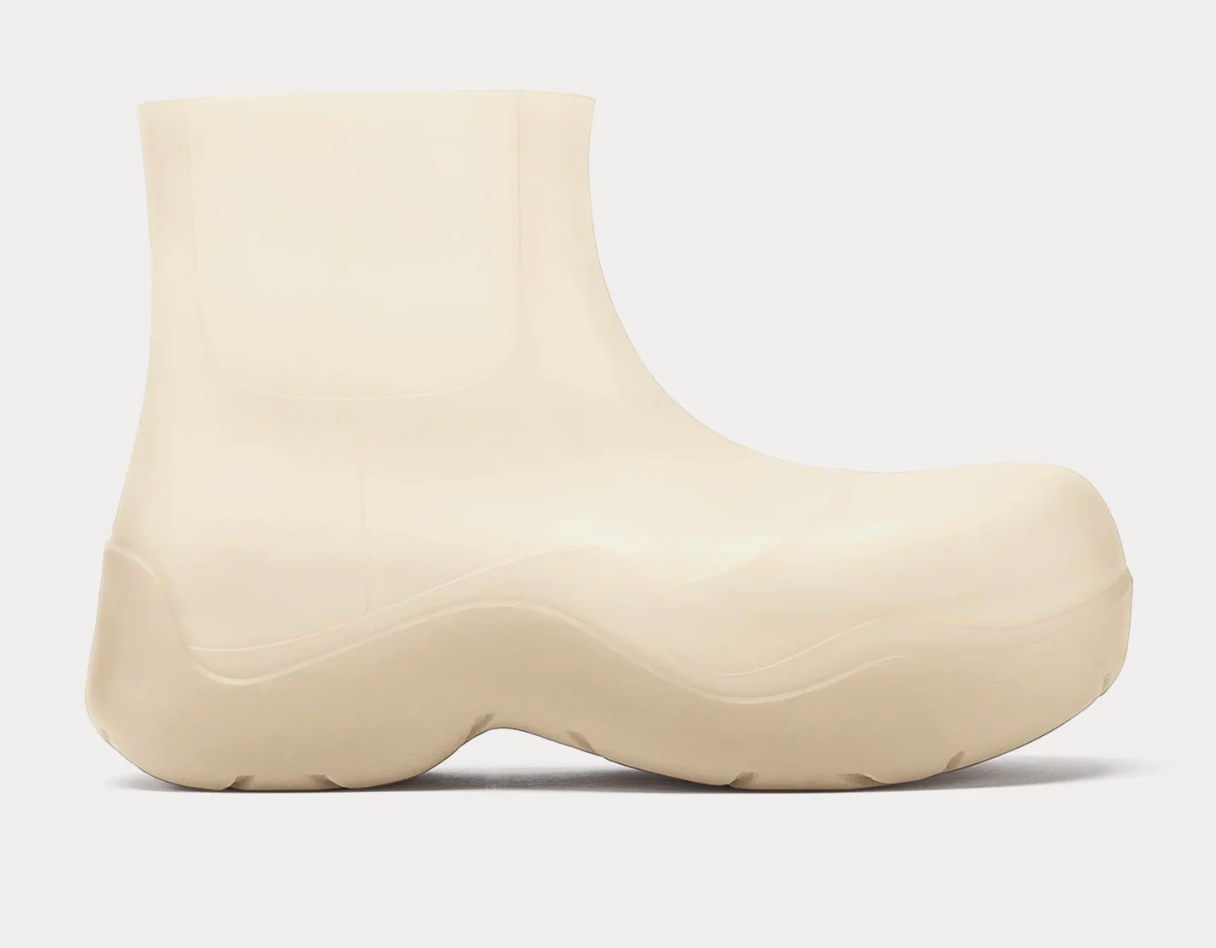 Bottega Veneta Wmns Puddle Slingback Sandal Sea Salt