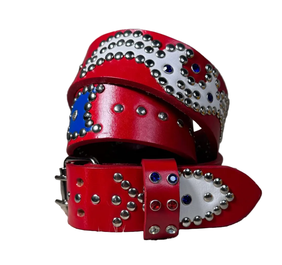 HOTWL RED Origins Belt (White Dark Blue)