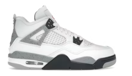 Air Jordan 4 Retro OG GS White Cement 2025