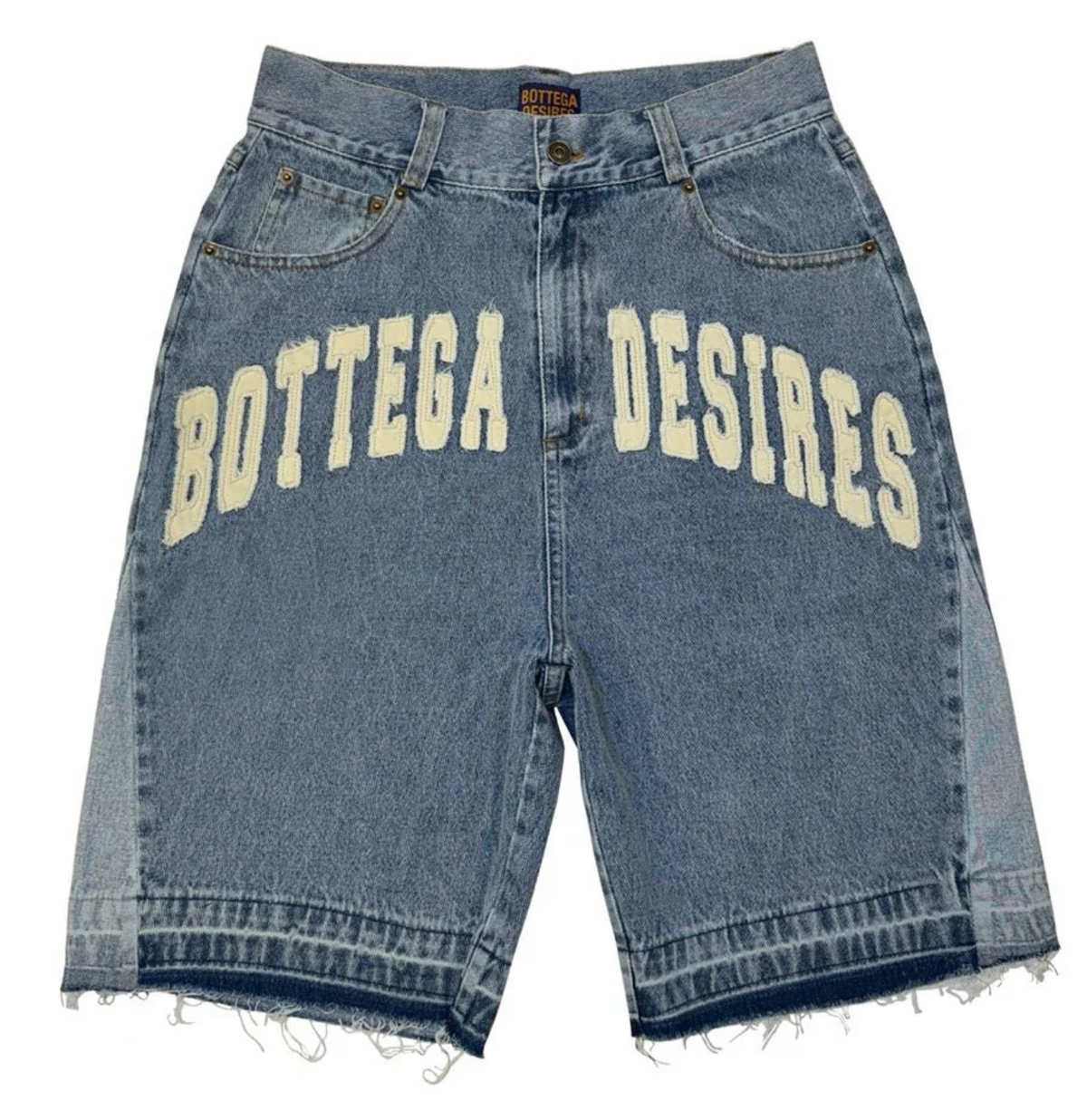 Bottega Desires Denim Shorts Blue