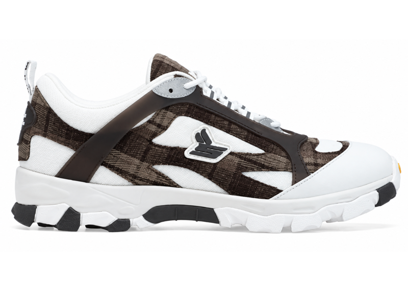 SICKO X ERIC EMANUEL HIKING SNEAKERS BROWN/WHITE PLAID