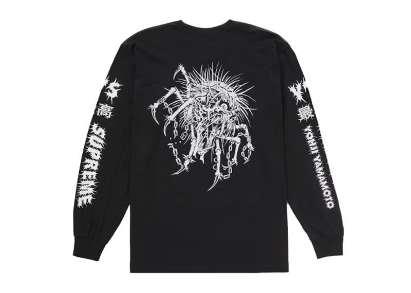 Supreme Ys by Yohji Yamamoto L/S Tee Black