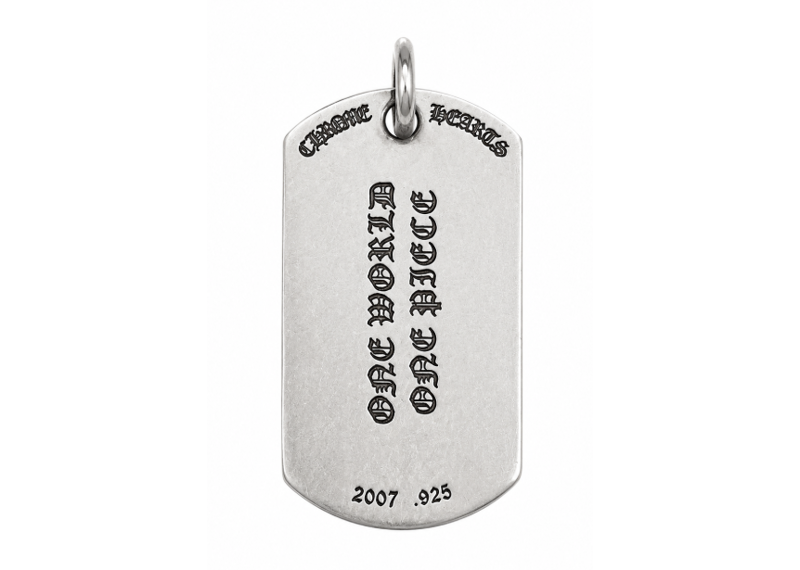 Chrome Hearts One World One Piece Dog Tag