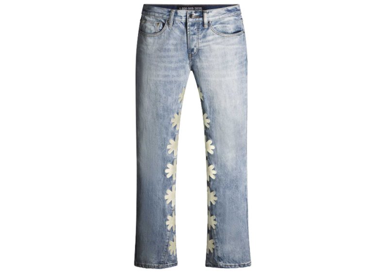 Lost SHDWS light bone denim
