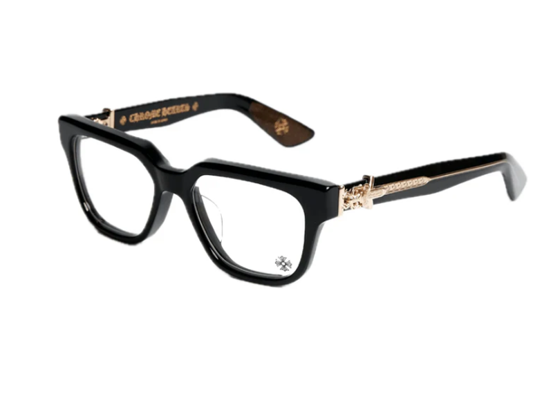 Chrome Hearts Vagillionaire II Glasses Black/Gold