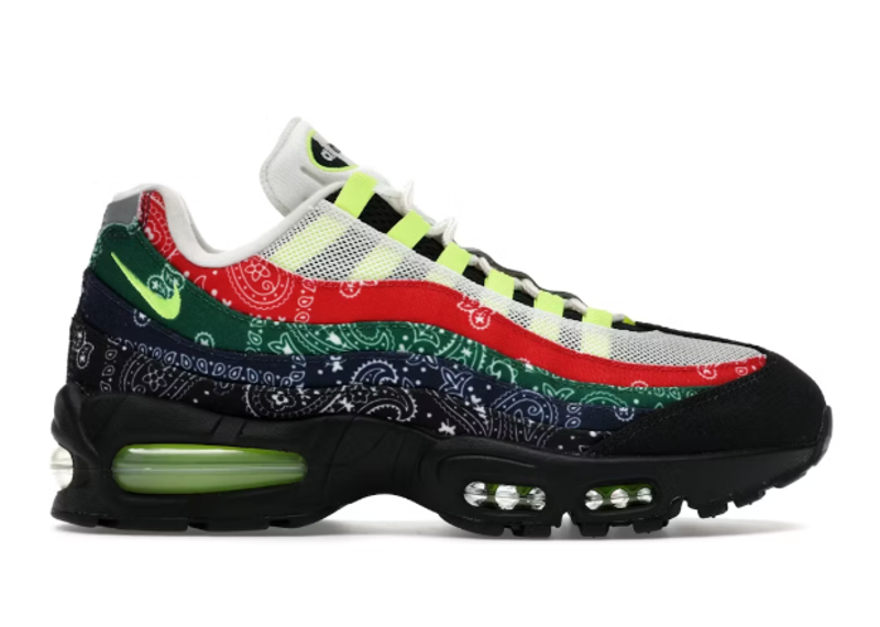Nike Air Max 95 OG Big Bubble Neon Paisley Bandana