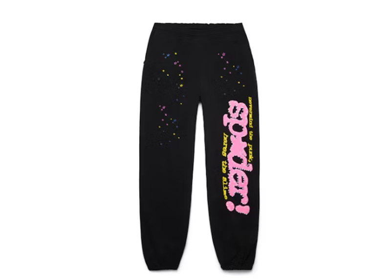Sp5der P*NK V2 Sweatpant Black