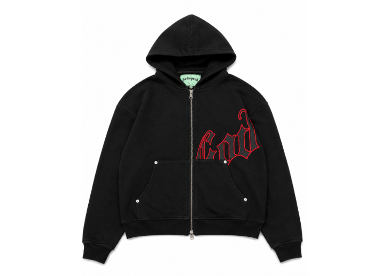 Godspeed OG Logo Zip Up V2 Black/Red
