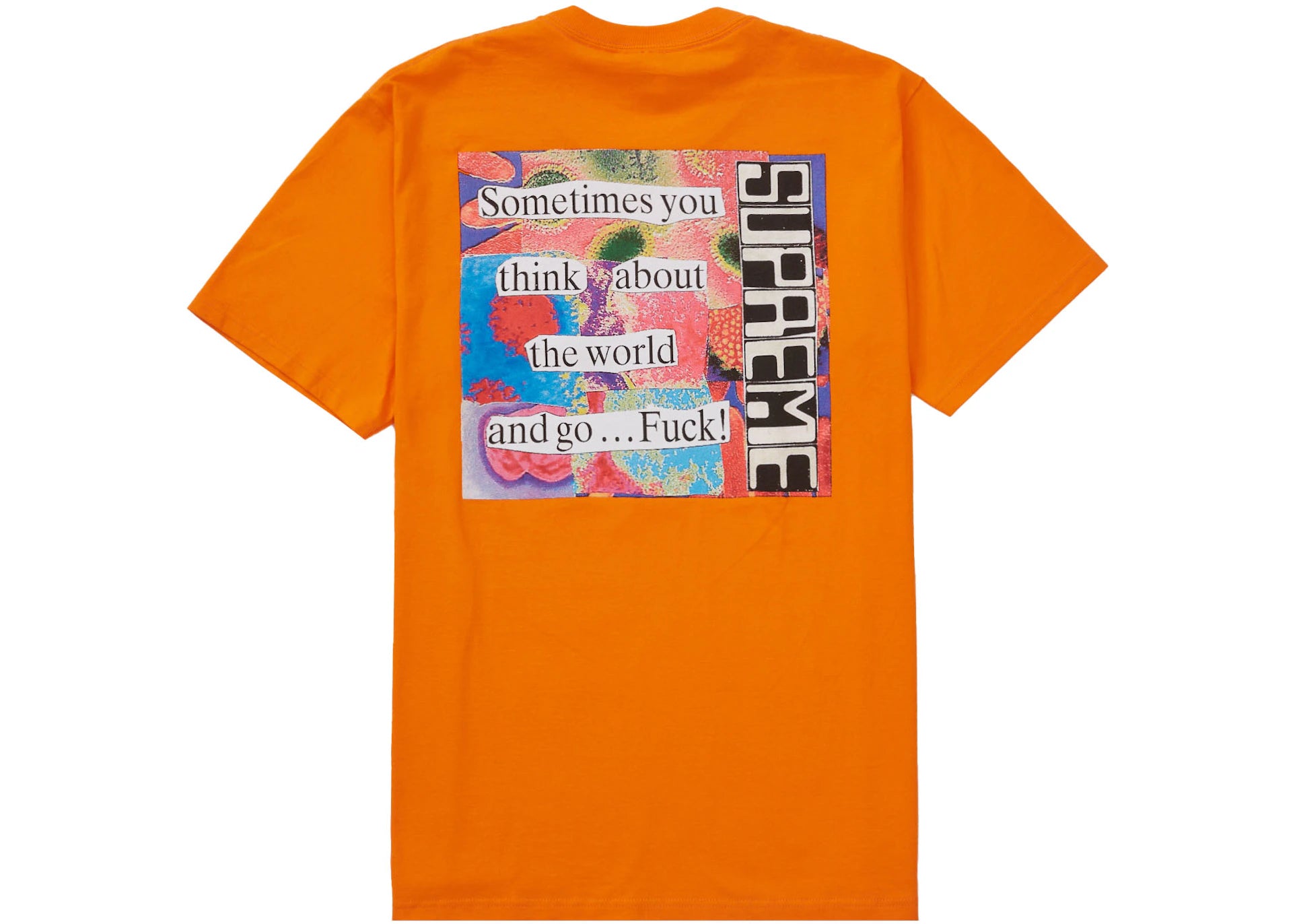 Supreme Static Tee Orange