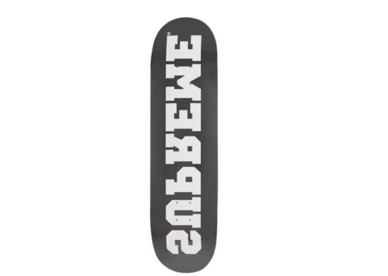 Supreme Reverse Skateboard Deck Black