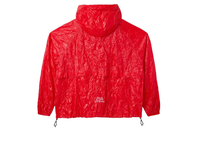 GV GALLERY RASPBERRY HILLS GARBAGE BAG JACKET - RED