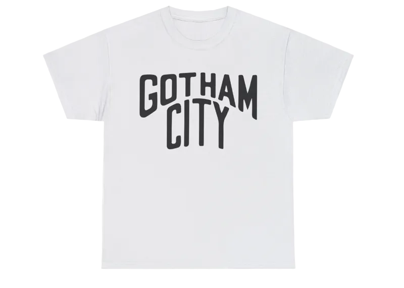 Number Nine white Gotham City T-shirt