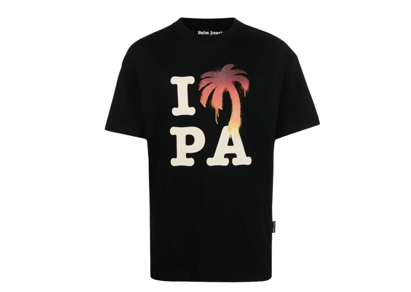 Palm Angels logo-print cotton T-shirt