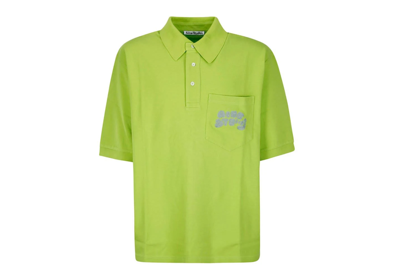 Acne Studios Logo Embroidered Polo Shirt