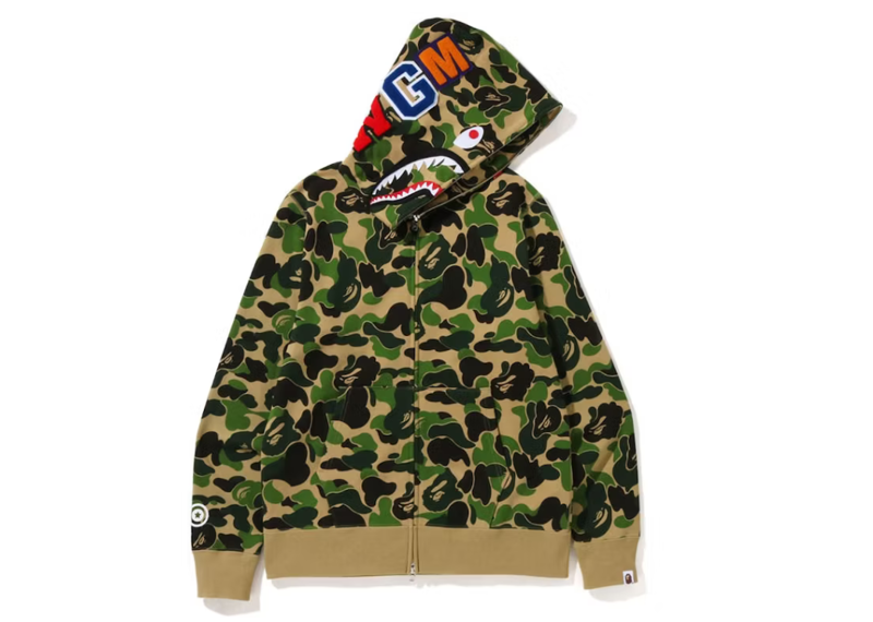 BAPE Big ABC Camo Shark Full Zip Hoodie