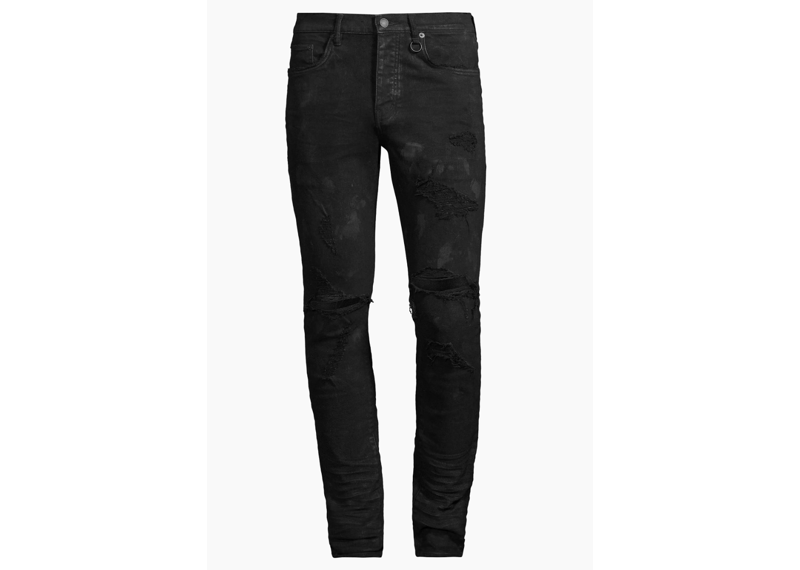 Purple Brand  Stretch Destroyed Slim-Fit Jeans