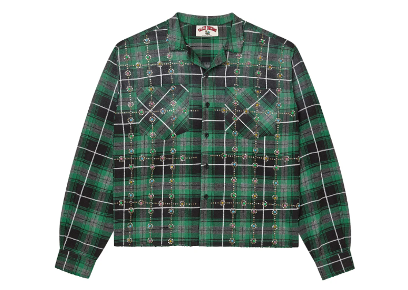VALE FOREVER GRINCH GEMS FLANNEL