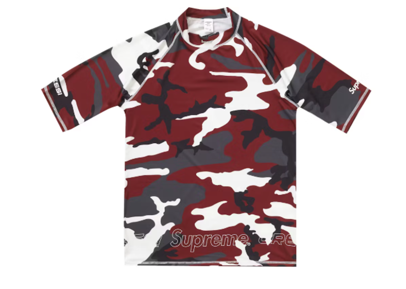 Supreme Cressi Rash Guard Red Camo