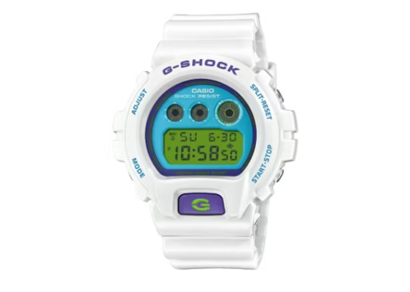 Casio Digital G-Shock white purple