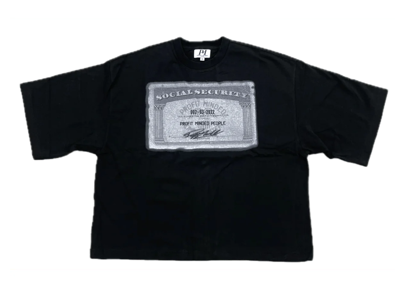Profit Minded SSN TEE BLACK