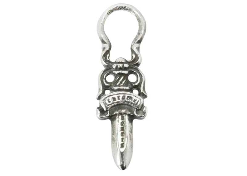 CHROME HEARTS DAGGER ZIP PENDENT
