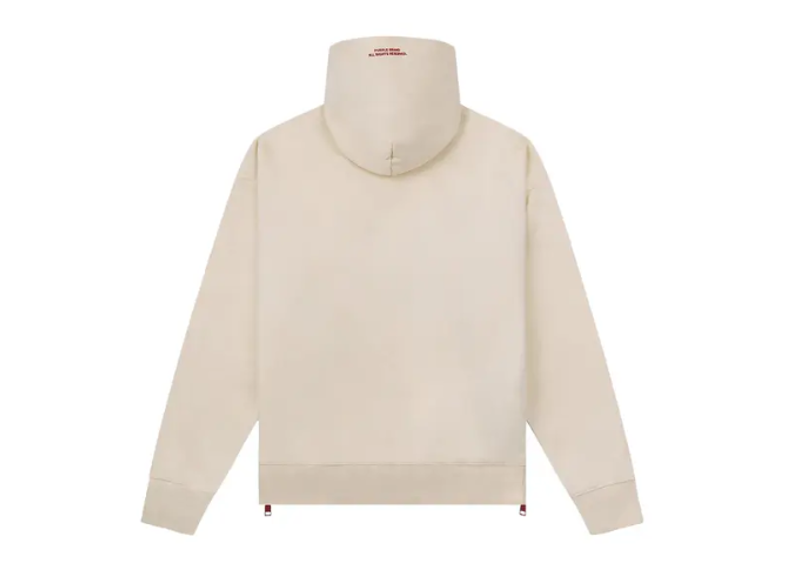 PURPLE BRAND Glyph Oversized Hoodie Off White