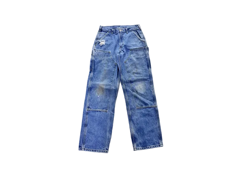 Carhartt Vintage Blue Denim Double Knee