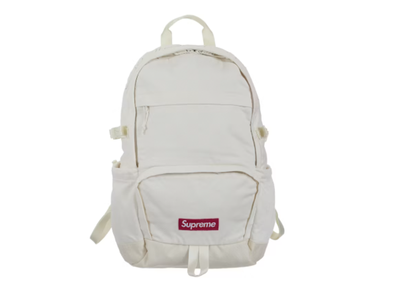 Supreme Denim Backpack White