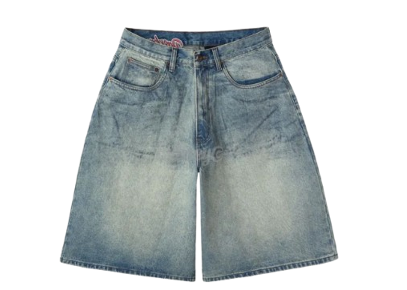 GV Gallery Raspberry Hills Dirty Jorts Washed Indigo