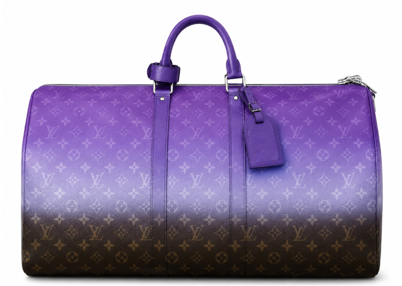 Louis Vuitton Keepall Bandouliere 55 Purple M28357