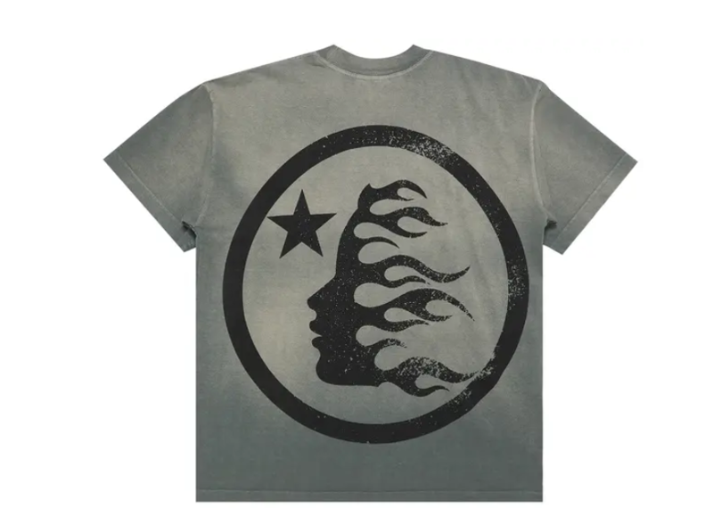 Hellstar Gel Sport Logo T-Shirt Grey