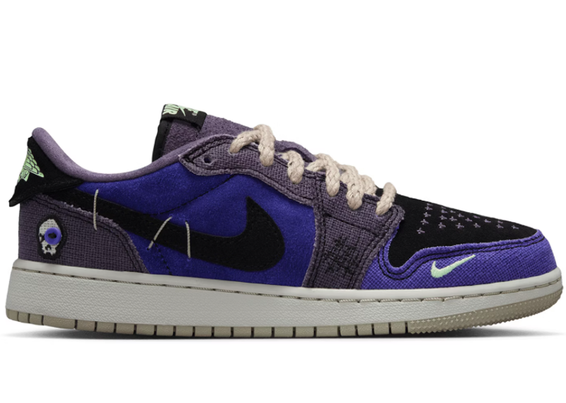 ZION WILLIAMSON X AIR JORDAN 1 RETRO LOW OG VOODOO ALTERNATE GS