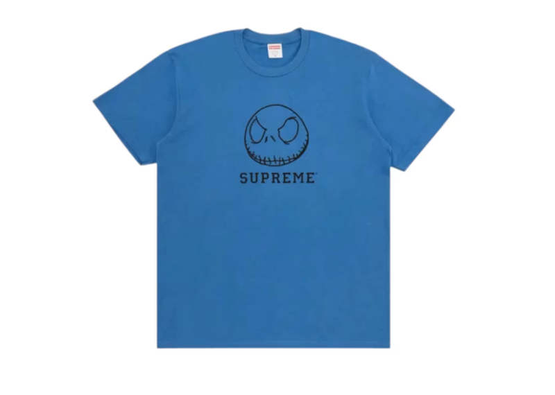 Supreme Skeleton Tee Faded Blue