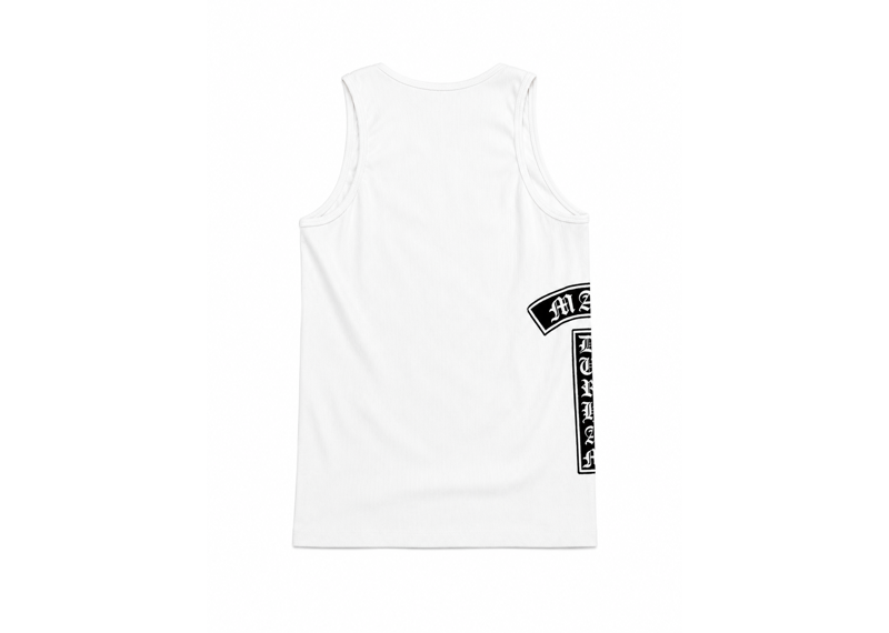 MAD STUDIOS OLD DURHAM WHITE TANK TOP