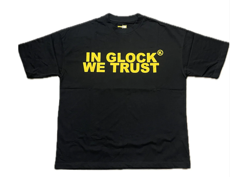 In Glock We Trust Tee (Black/Yellow)