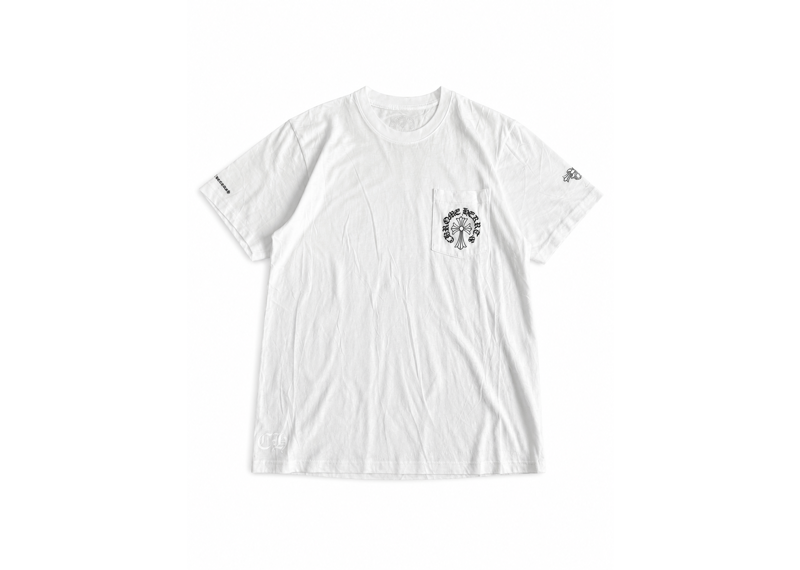 Chrome Hearts White Pocket Horseshoe Logo
