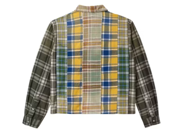 Vale Forever Earth Day L/S Flannel Green/Patchwork