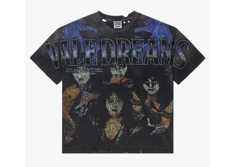 Vale Forever Kiss Tee Black