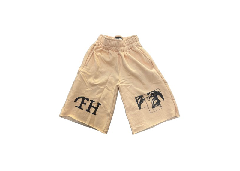 Forever Hungry Distressed Peach Sweatpants