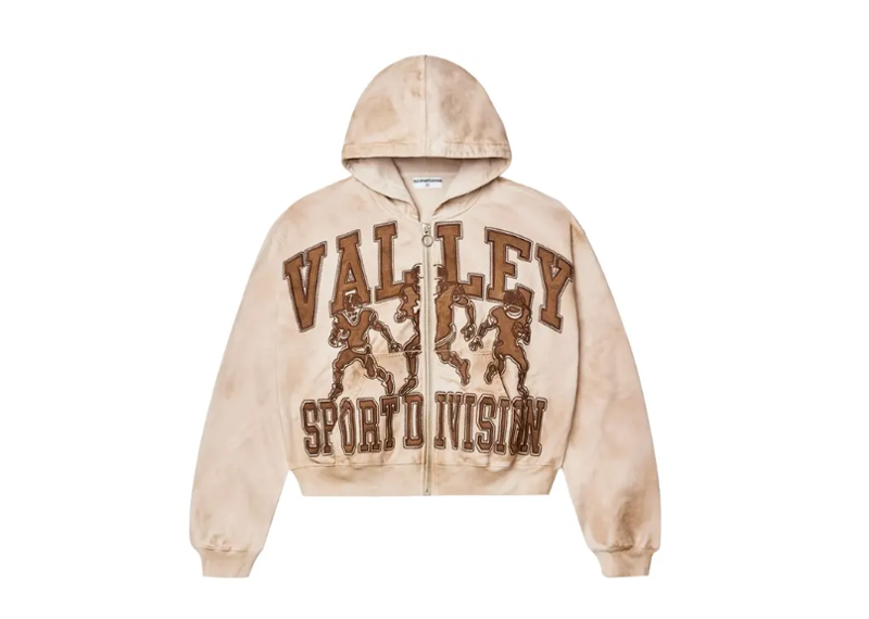 Vale Forever Mud Friday Zip Up Hoodie Brown