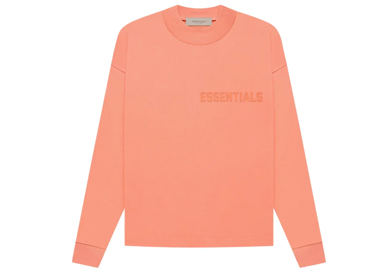Fear of God Essentials Long-Sleeve Tee Coral