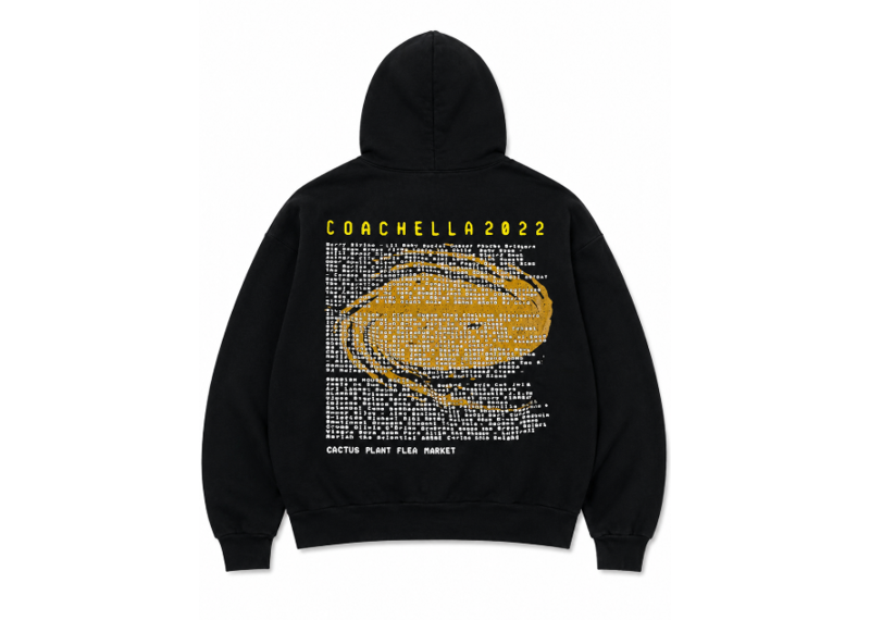 Cactus Plant Flea Market Coachella x CPFM Weekend 1 Hoodie Black
