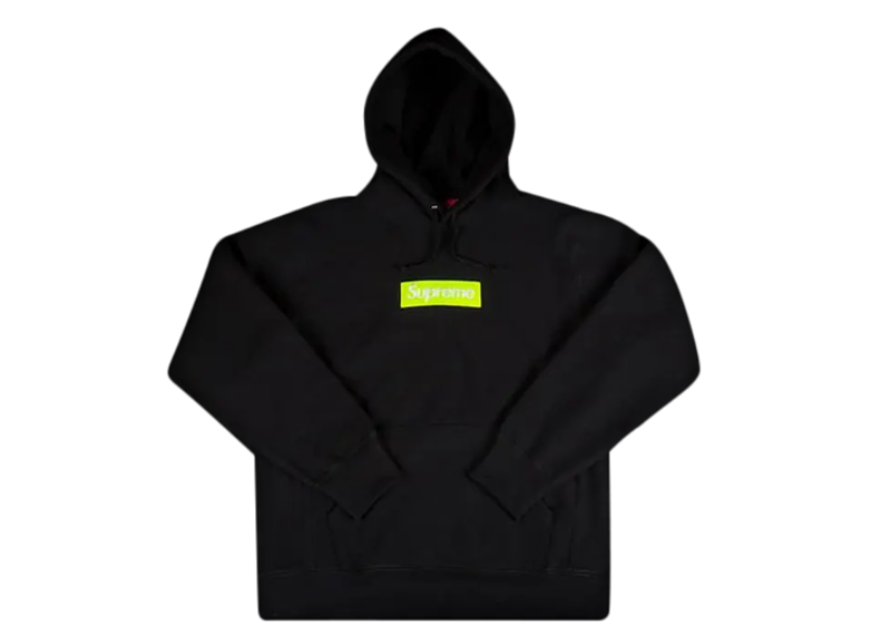 Supreme Box Logo Hooded Sweatshirt Black