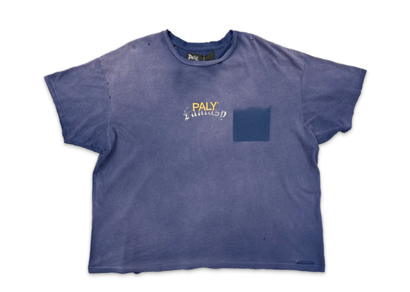 Paly Hollywood Core Logo Tee Faded Blue