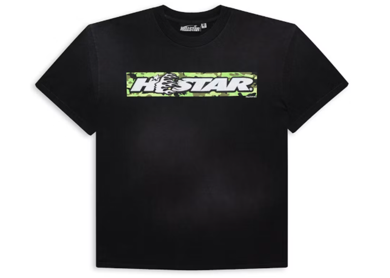 Hellstar Box Logo T-Shirt Green