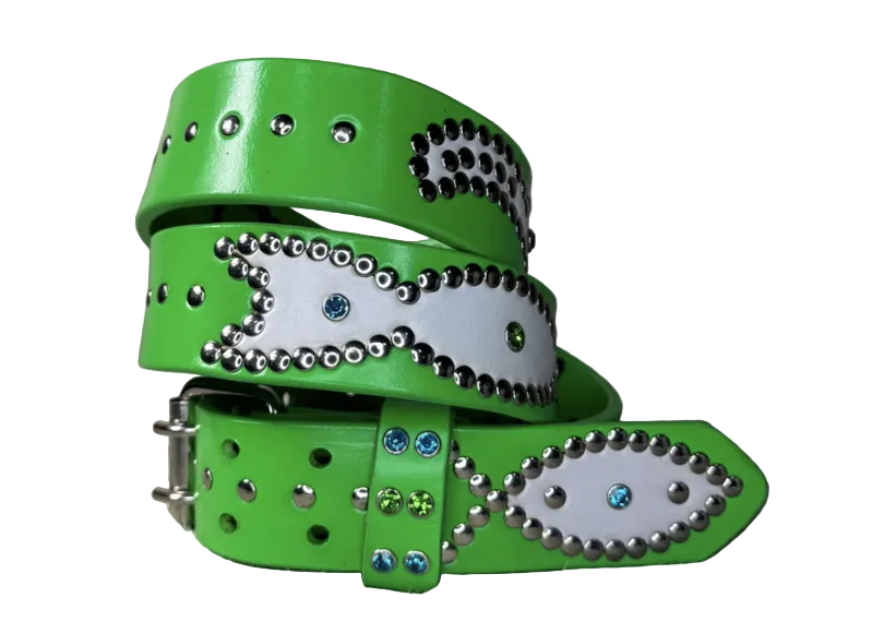 HOTWL SLIME GREEN Origins Belt (white)