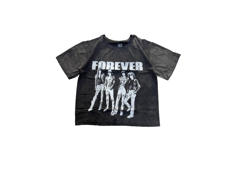 Forever Hungry Band Distressed Tee