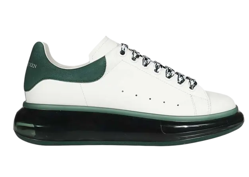 Alexander McQueen Oversized Sneaker White Bottle Green